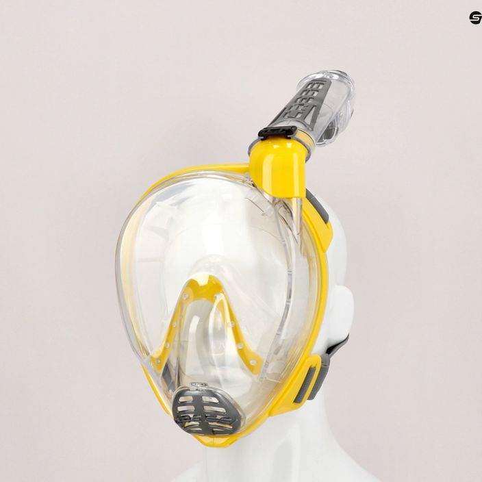 Cressi Duke Dry full face μάσκα για κατάδυση με αναπνευστήρα κίτρινο XDT000010 6