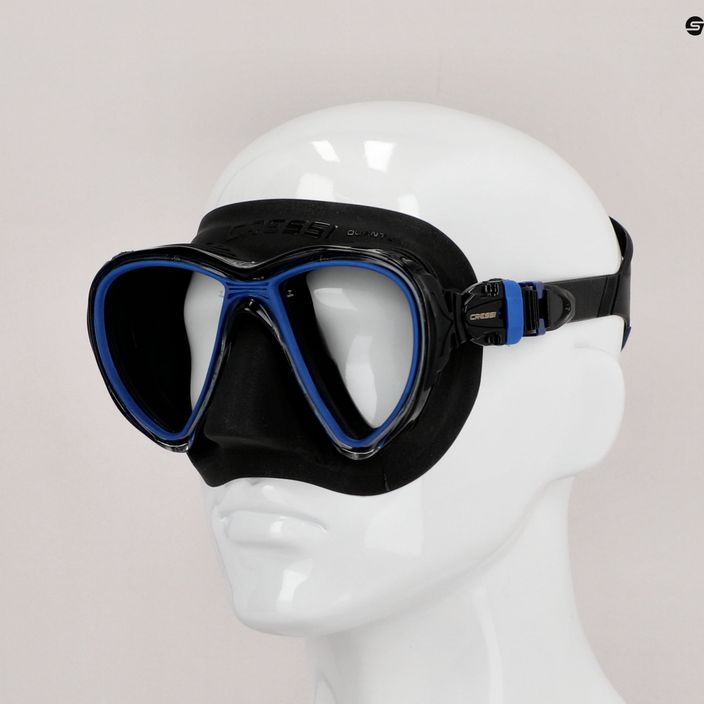 Cressi Quantum μάσκα κατάδυσης μαύρη-μπλε DS515020 7