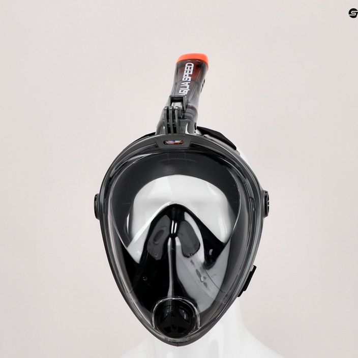 AQUA-SPEED Spectra 2.0 full face μάσκα για κολύμβηση με αναπνευστήρα μαύρο 247 7