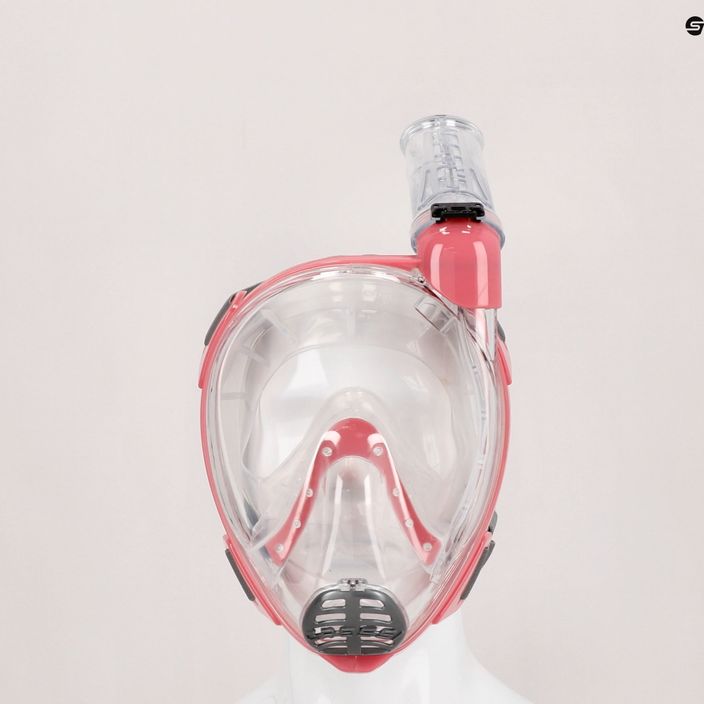 Cressi Baron full face μάσκα για κατάδυση με αναπνευστήρα ροζ XDT020040 6