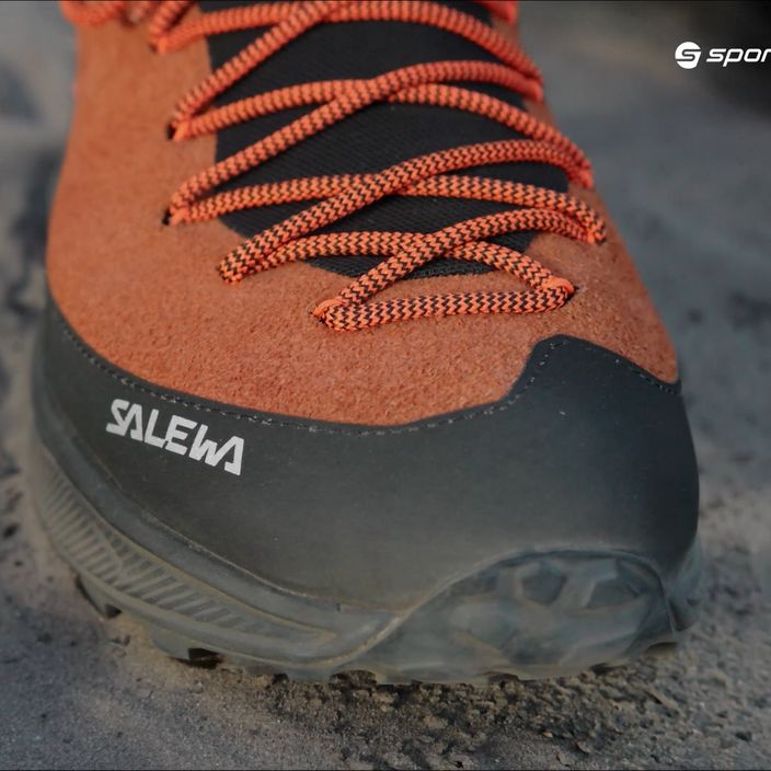 Salewa Dropline Leather ανδρικές μπότες πεζοπορίας πορτοκαλί 00-0000061393 10