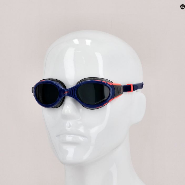 Speedo Futura Biofuse Flexiseal Tri κολυμβητικά γυαλιά ναυτικό/κόκκινο του Φοίνιξ/καρβουάρ 8-11256F270 7