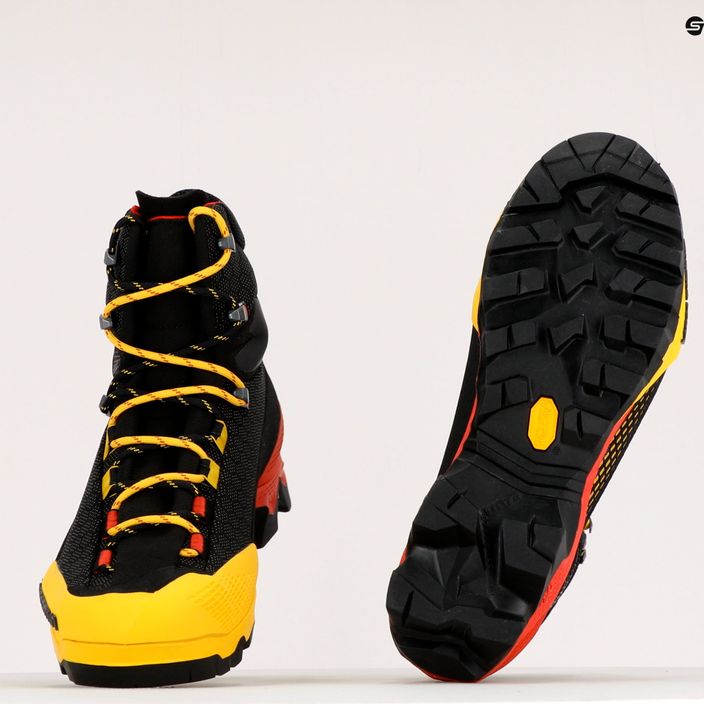 Ανδρικές μπότες υψηλού βουνού La Sportiva Aequilibrium ST GTX μαύρο/κίτρινο 31A999100 10