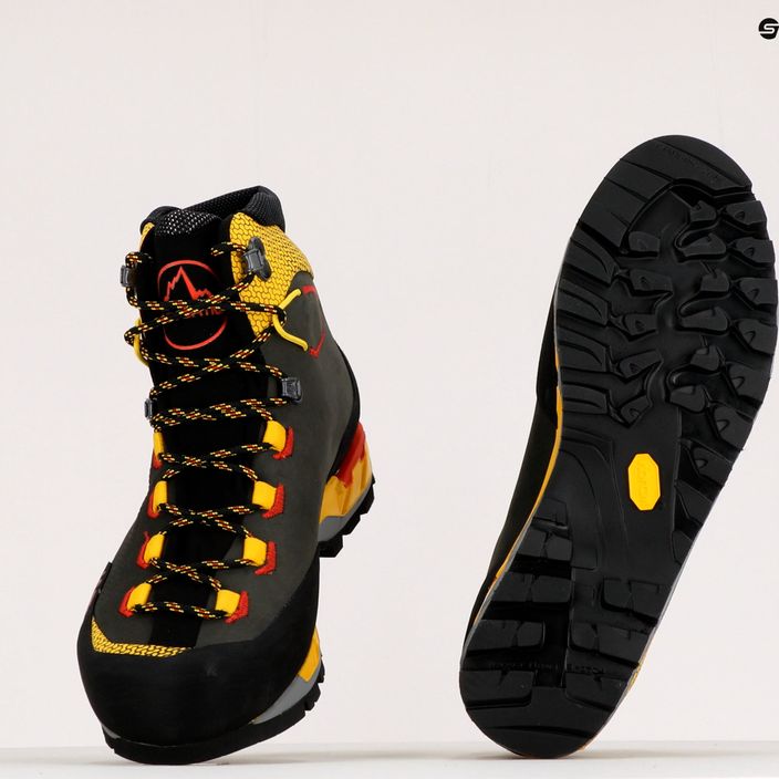 La Sportiva ανδρικές ψηλές αλπικές μπότες Trango Tech Leather GTX μαύρο/κίτρινο 21S999100 9