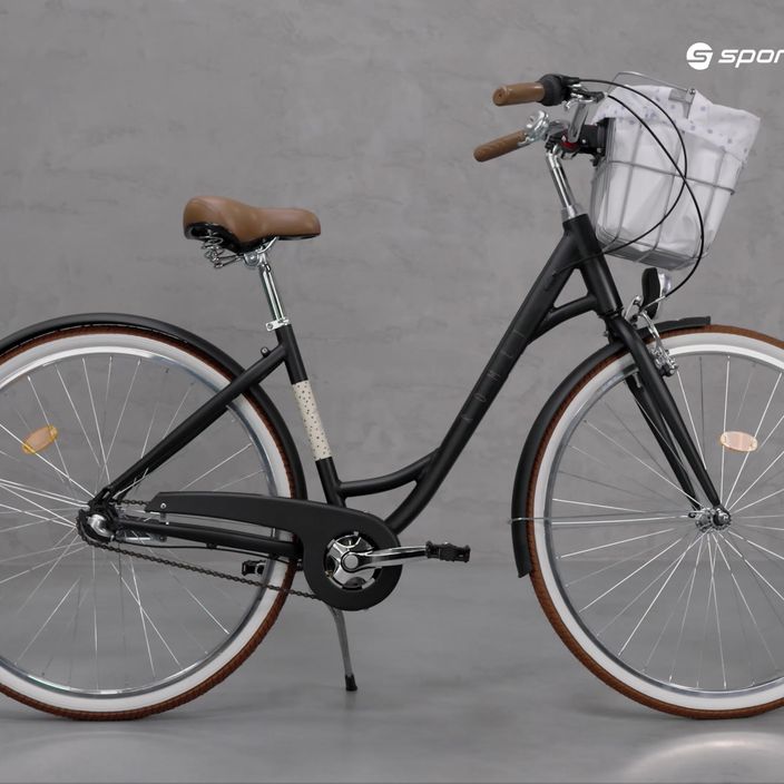 Γυναικείο ποδήλατο πόλης Romet Pop Art 28 Eco μαύρο 2228551 16