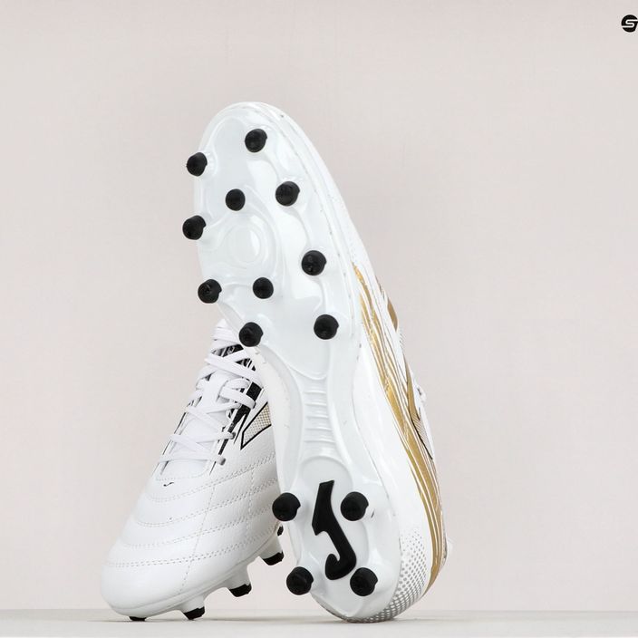 Joma ανδρικά ποδοσφαιρικά παπούτσια Xpander FG λευκό/χρυσό 10