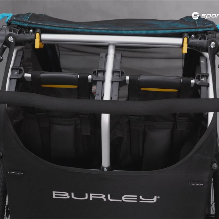 Burley D'Lite X Διπλό ρυμουλκούμενο ποδηλάτου μαύρο BU-938101 19