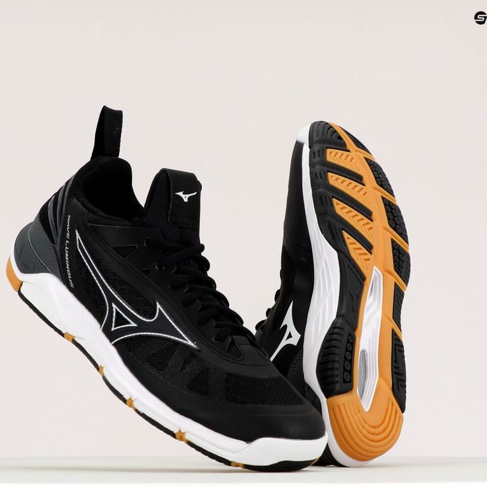 Ανδρικά παπούτσια βόλεϊ Mizuno Wave Luminous μαύρο V1GA182010 10