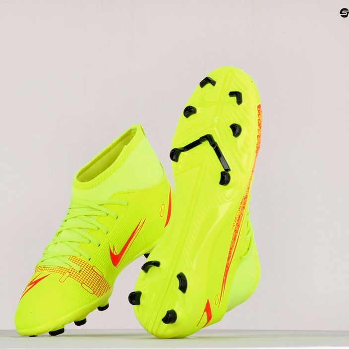 Nike Superfly 8 Club FG/MG Jr παιδικά ποδοσφαιρικά παπούτσια κίτρινα CV0790-760 11