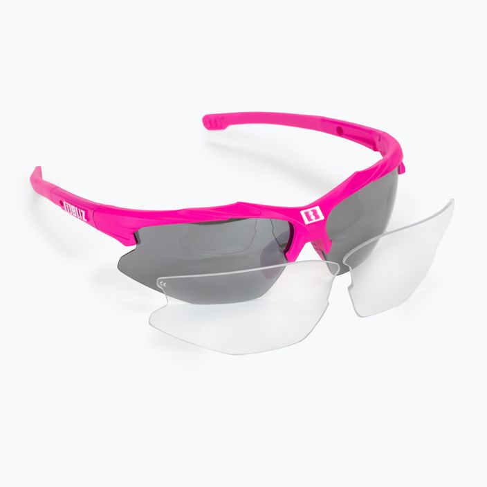 Bliz Hybrid Small ροζ/καπνός ασημένιος καθρέφτης γυαλιά ποδηλασίας 52808-41 6