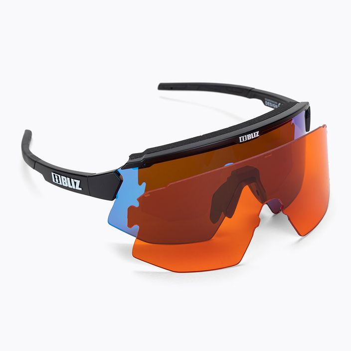 Bliz Breeze ματ μαύρο/καφέ μπλε πολλαπλά/πορτοκαλί γυαλιά ποδηλασίας 52102-10 5