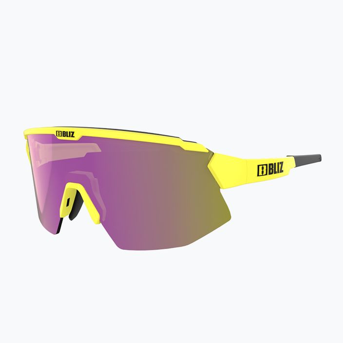 Bliz Breeze S3+S1 ματ neon κίτρινο/καφέ μωβ πολλαπλά/ροζ ποδηλατικά γυαλιά 4