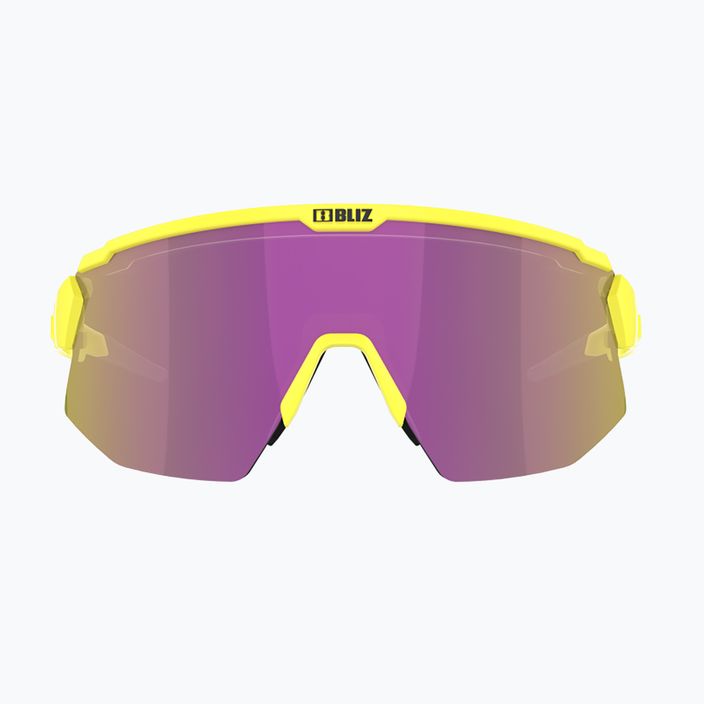 Bliz Breeze S3+S1 ματ neon κίτρινο/καφέ μωβ πολλαπλά/ροζ ποδηλατικά γυαλιά 5