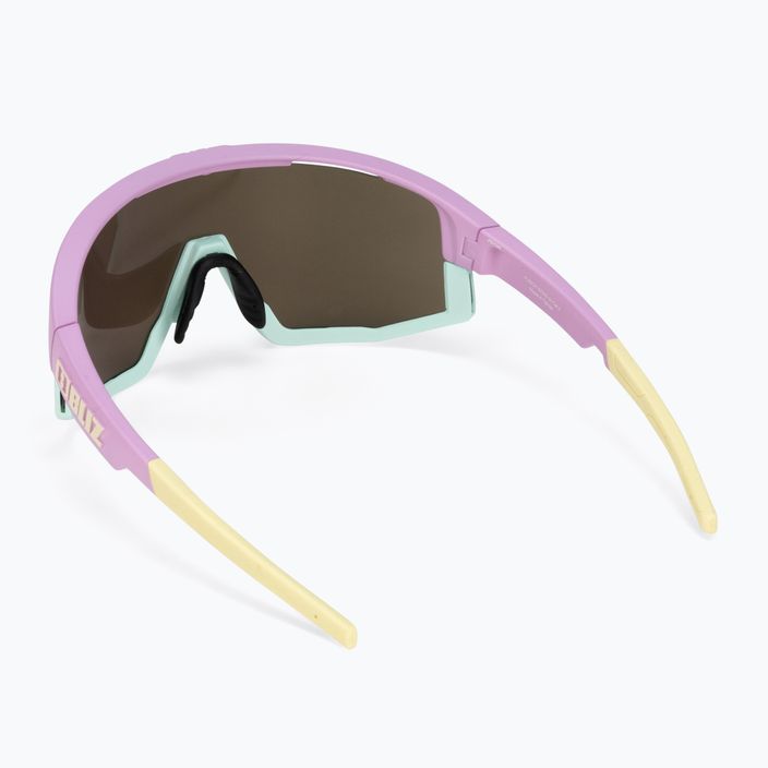 Bliz Fusion S3 ματ παστέλ μοβ κίτρινο λογότυπο / καφέ ροζ πολυ 52305-34 γυαλιά ποδηλασίας 3