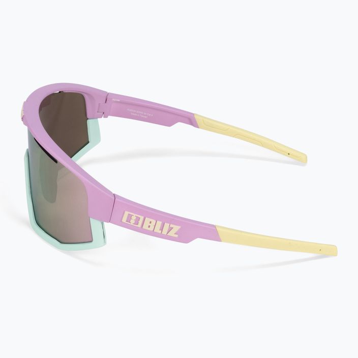Bliz Fusion S3 ματ παστέλ μοβ κίτρινο λογότυπο / καφέ ροζ πολυ 52305-34 γυαλιά ποδηλασίας 5