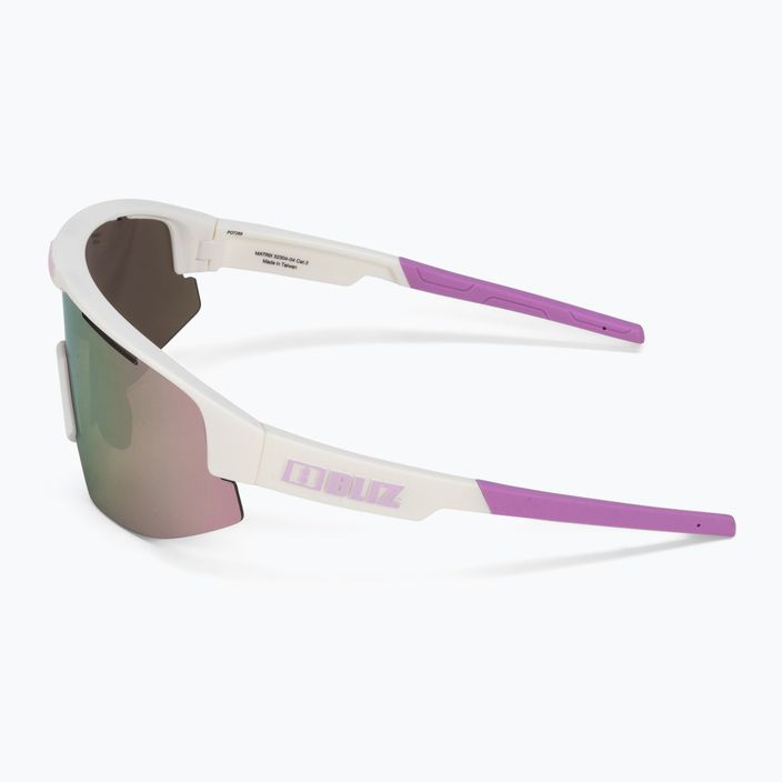 Bliz Matrix S3 ματ λευκό μοβ λογότυπο / καφέ ροζ πολυ 52304-04 γυαλιά ποδηλασίας 4