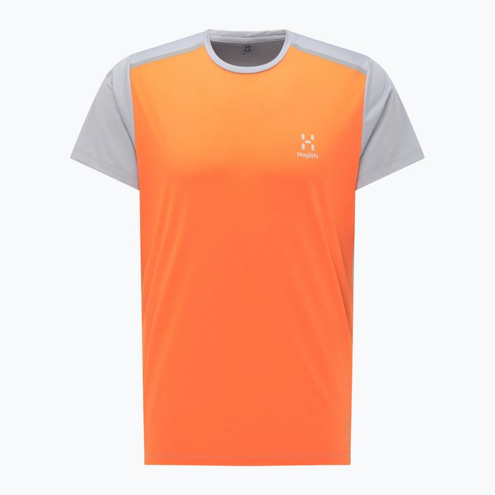 Ανδρικό t-shirt trekking Haglöfs L.I.M Tech Tee πορτοκαλί 605226