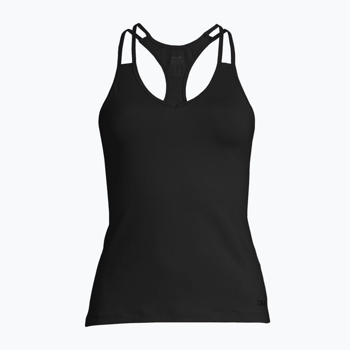 Casall V-Neck Racerback γυναικείο προπονητικό μπλουζάκι μαύρο 22154 4