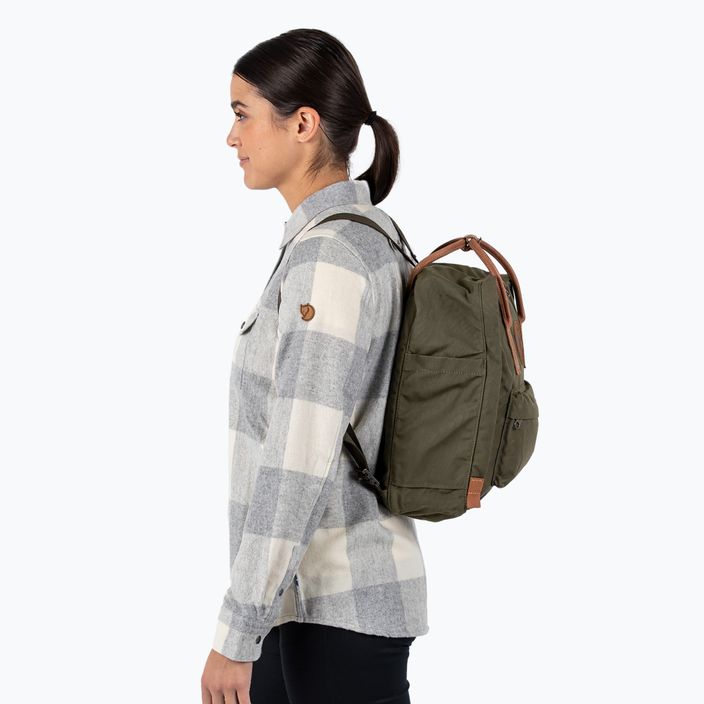 Fjällräven Kanken No. 2 16 l σκούρο λαδί σακίδιο ημέρας 5