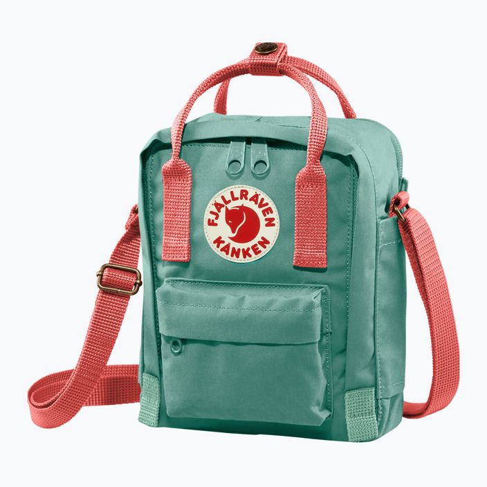 Fjällräven Kanken Sling 2.5 l παγωμένο πράσινο/ροδακινί ροζ 2