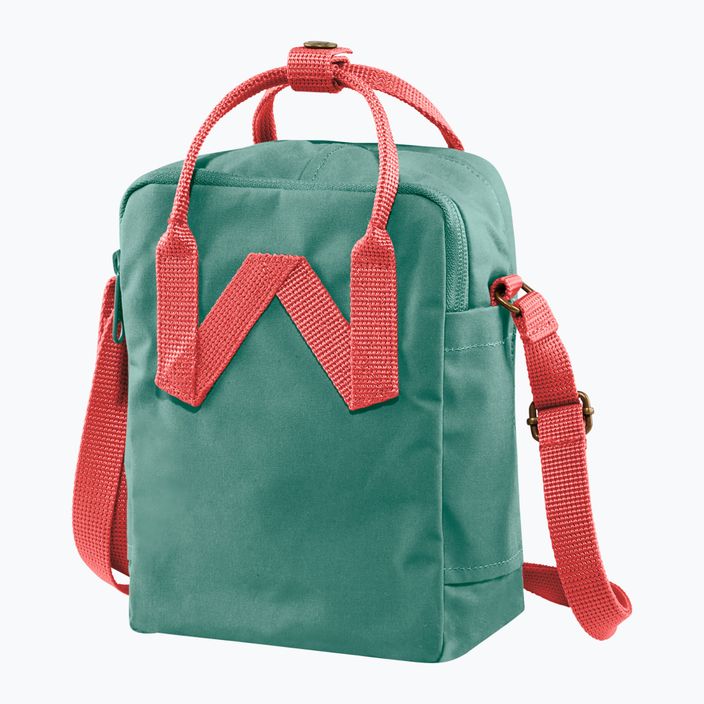 Fjällräven Kanken Sling 2.5 l παγωμένο πράσινο/ροδακινί ροζ 3