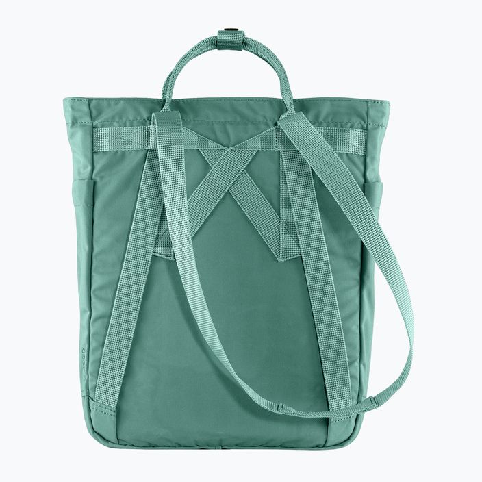 Fjällräven Kanken Totepack 664 παγωμένο πράσινο τσάντα πεζοπορίας 2