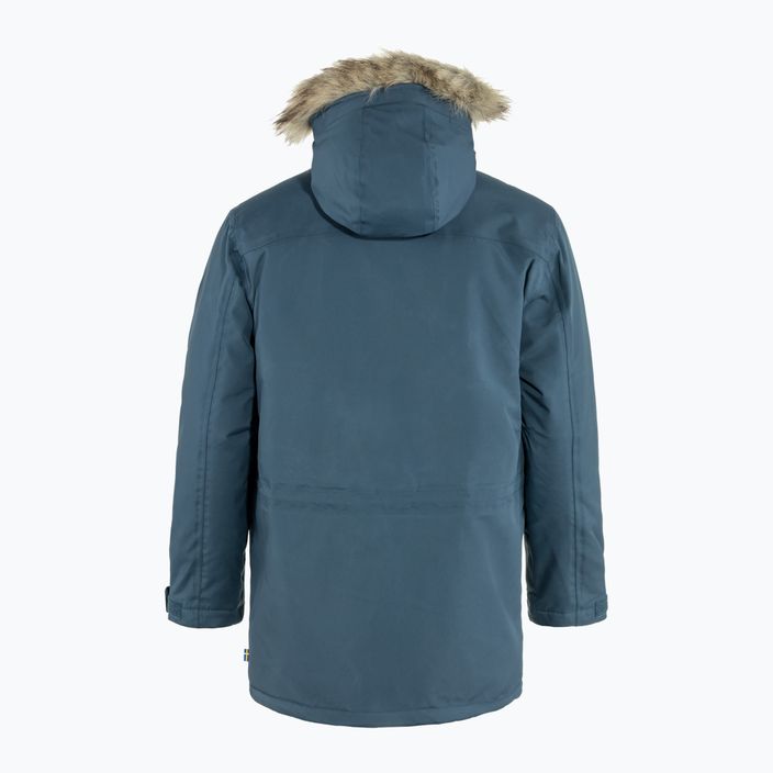 Ανδρικό χειμωνιάτικο μπουφάν Fjällräven Nuuk Parka mountain blue 2