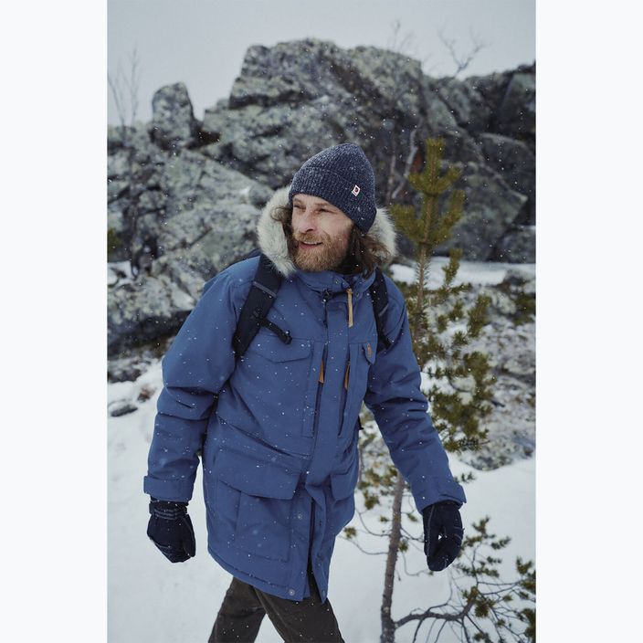 Ανδρικό χειμωνιάτικο μπουφάν Fjällräven Nuuk Parka mountain blue 4