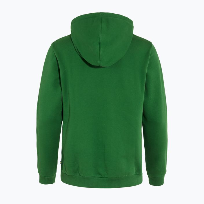 Ανδρικό Fjällräven Logo Hoodie πράσινο παλάμης 2