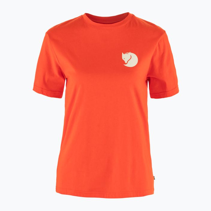 Fjällräven Walk With Nature γυναικείο t-shirt flame orange