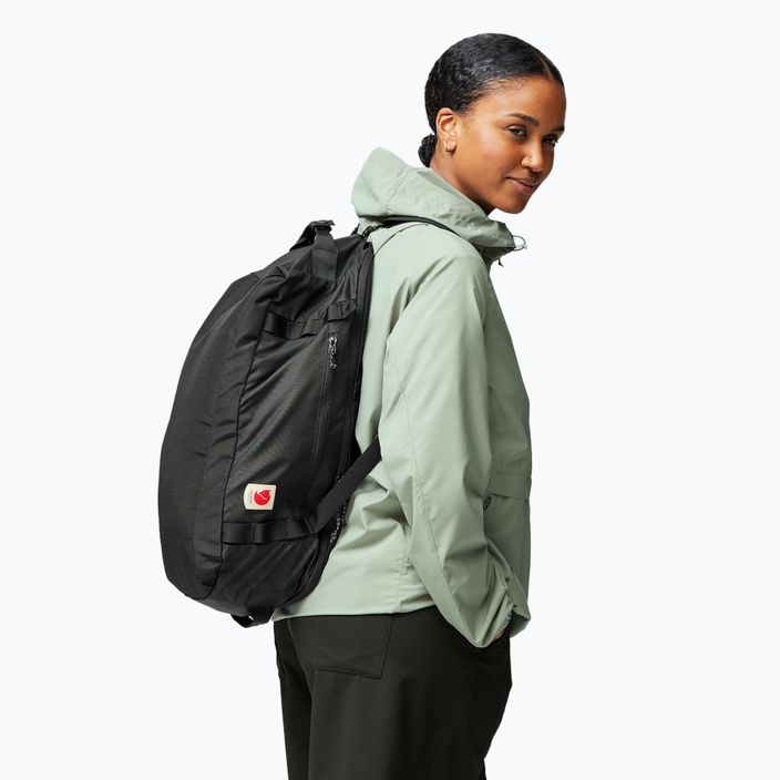 Fjällräven High Coast Duffel τσάντα πεζοπορίας 22 l μαύρο 11