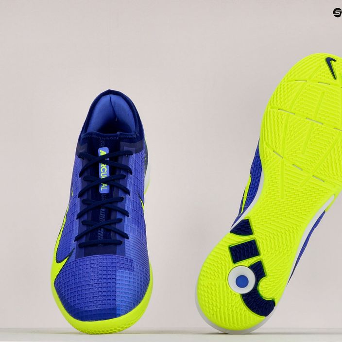 Ανδρικά ποδοσφαιρικά παπούτσια Nike Zoom Vapor 14 Pro IC μπλε CV0996-574 10