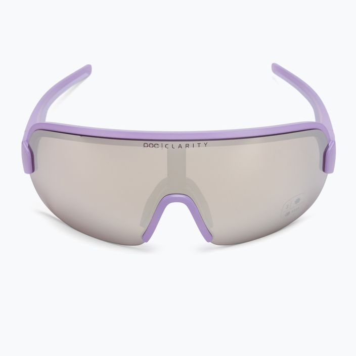 Γυαλιά ποδηλάτου POC Aim purple quartz translucent/clarity road silver 3