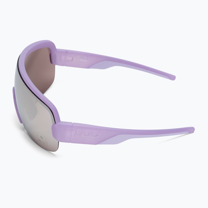 Γυαλιά ποδηλάτου POC Aim purple quartz translucent/clarity road silver 4