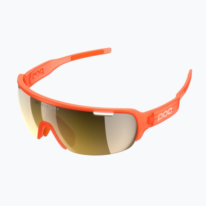 POC Do Half Blade φθορίζον πορτοκαλί ημιδιαφανή γυαλιά ποδηλασίας 5