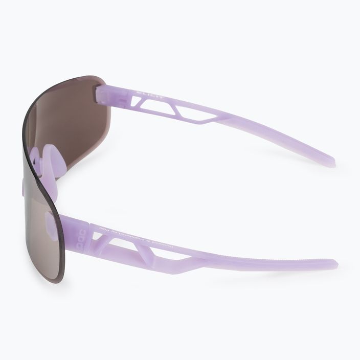 Γυαλιά ποδηλάτου POC Elicit purple quartz translucent/clarity road silver 5