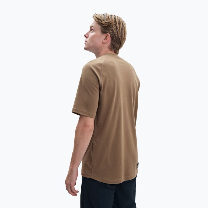 Ανδρικό μπλουζάκι για πεζοπορία POC Poise jasper brown 2