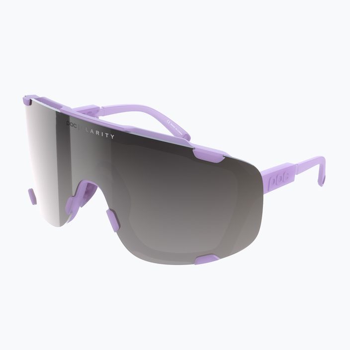 Γυαλιά ποδηλάτου POC Devour purple quartz translucent/clarity road silver 6