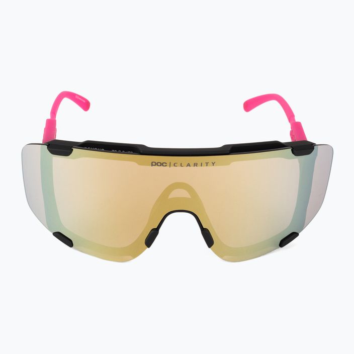 Γυαλιά ποδηλάτου POC Devour fluo pink/uranium black translucent/clarity road gold 4