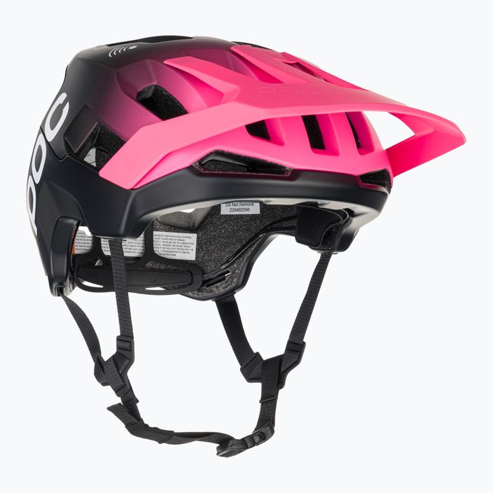 POC Kortal Race MIPS φθορίζον ροζ/μαύρο ουράνιο ματ κράνος ποδηλάτου
