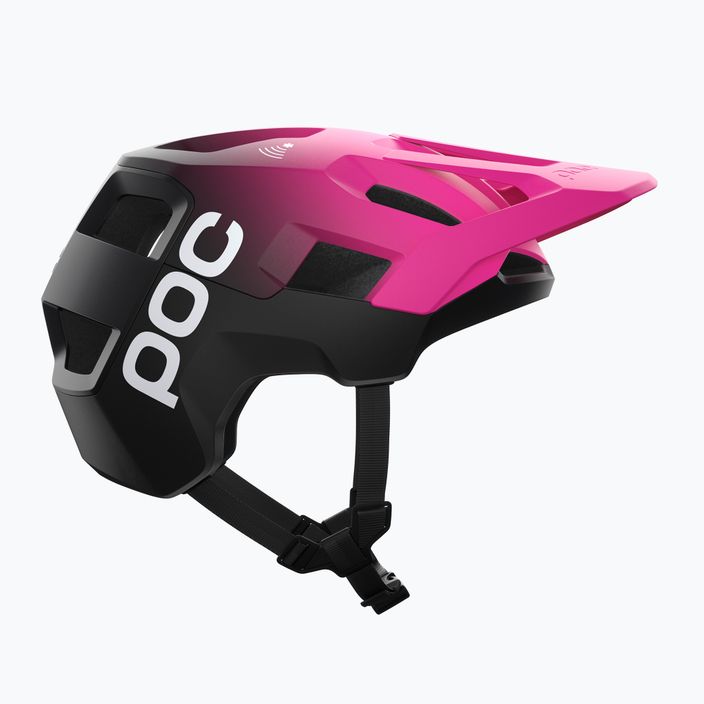 POC Kortal Race MIPS φθορίζον ροζ/μαύρο ουράνιο ματ κράνος ποδηλάτου 10