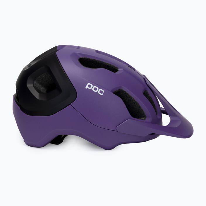 Κράνος ποδηλάτου POC Axion Race MIPS sapphire purple/uranium black metallic/matt 3
