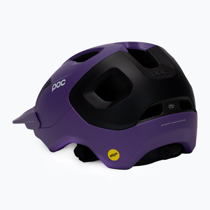 Κράνος ποδηλάτου POC Axion Race MIPS sapphire purple/uranium black metallic/matt 4