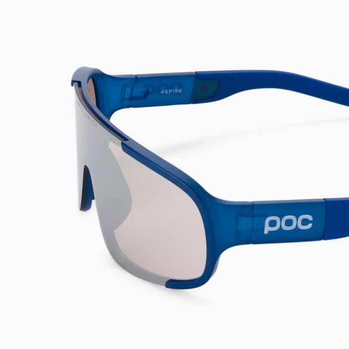 Γυαλιά ποδηλάτου POC Aspire opal blue translucent/clarity trail silver 5