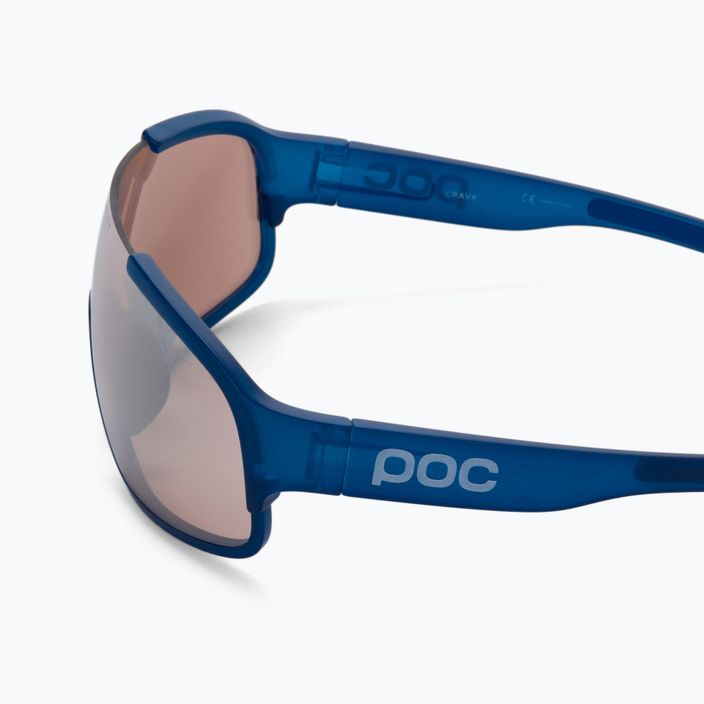 Γυαλιά ποδηλάτου POC Crave opal blue translucent/clarity trail silver 4