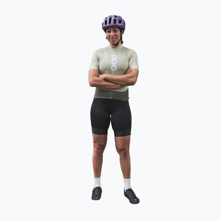 Γυναικεία ποδηλατική φανέλα POC Essential Road Logo prehnite green/epidote green