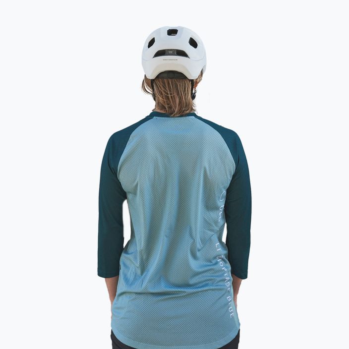 Γυναικεία ποδηλατική φανέλα POC MTB Pure 3/4 lt dioptase blue/dioptase blue 2