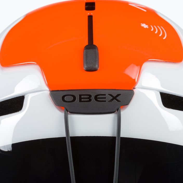 Κράνος σκι POC Obex BC MIPS hydrogen white/fluorescent orange avip 6