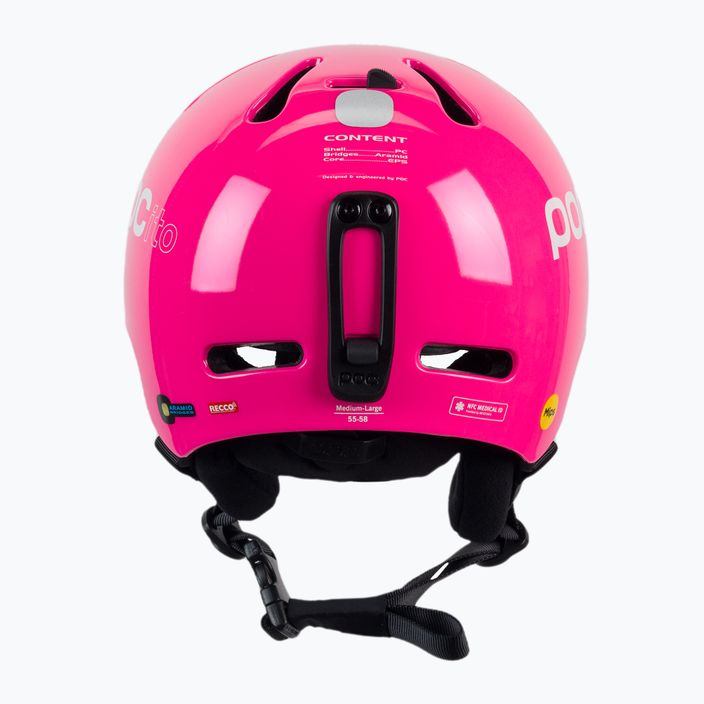 Παιδικά κράνη σκι POC POCito Fornix MIPS fluorescent pink 3