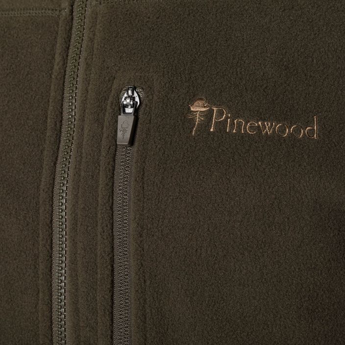 Pinewood Pirsch Fleece ανδρική πεζοπορία αμάνικο h.green 3